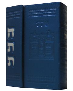 Chitas (Israeli) Leather-like Magnetic Cover Metallic-Blue