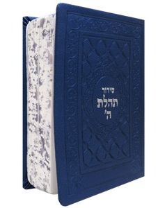 Siddur Pocket with Tehillim Flexi Leather-like Metallic-Blue